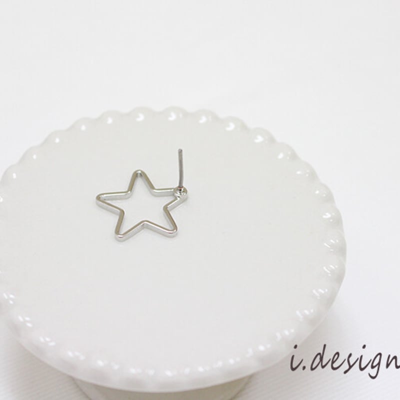 オープンスタースタッドピアス | Minayo Select