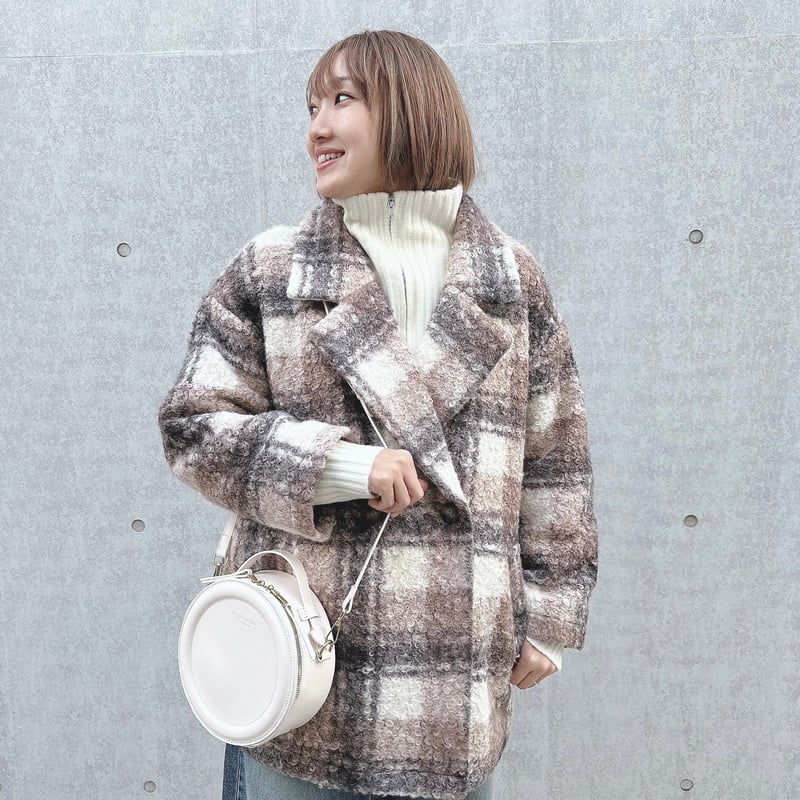 ブークレチェックコート | Minayo Select