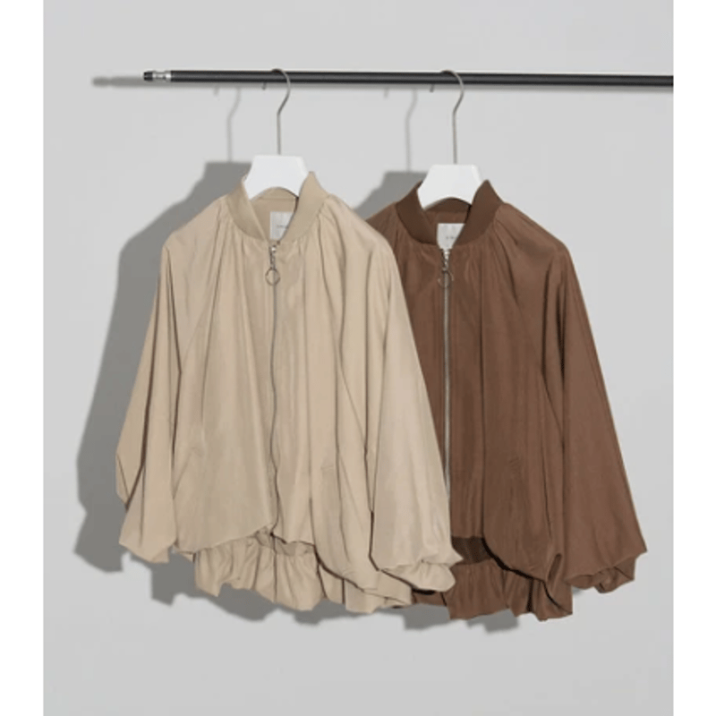 バルーンヘムジップブルゾン | Minayo Select