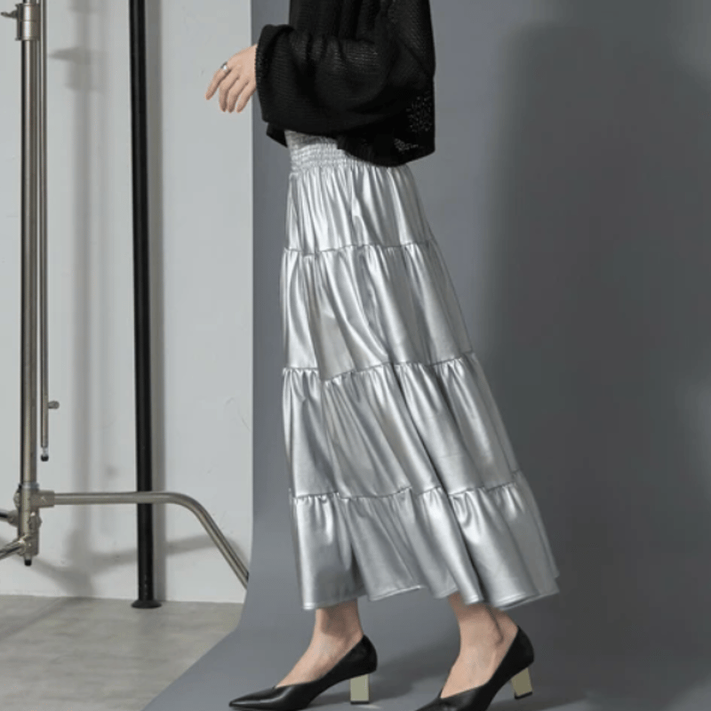 【RHC】エコレザースカート　XS RHC Eco Leather Skirt スカート フレア ロング エコレザー
