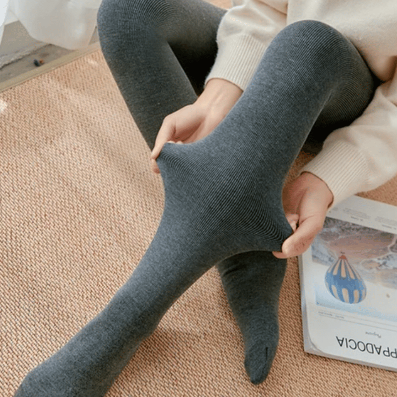 リブ編み裏起毛タイツ | Minayo Select