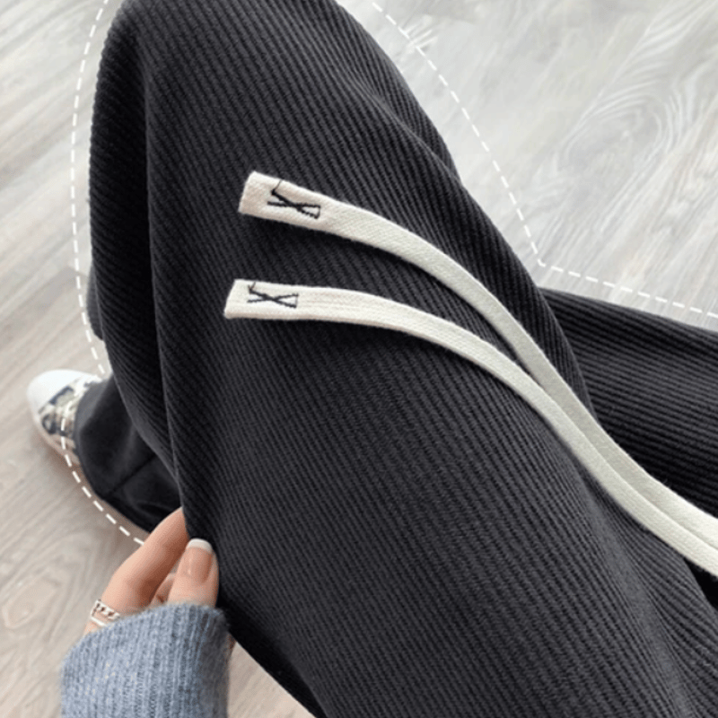 裏起毛ハイウエストコーデュロイパンツ | Minayo Select