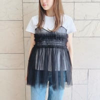 チュールキャミソール