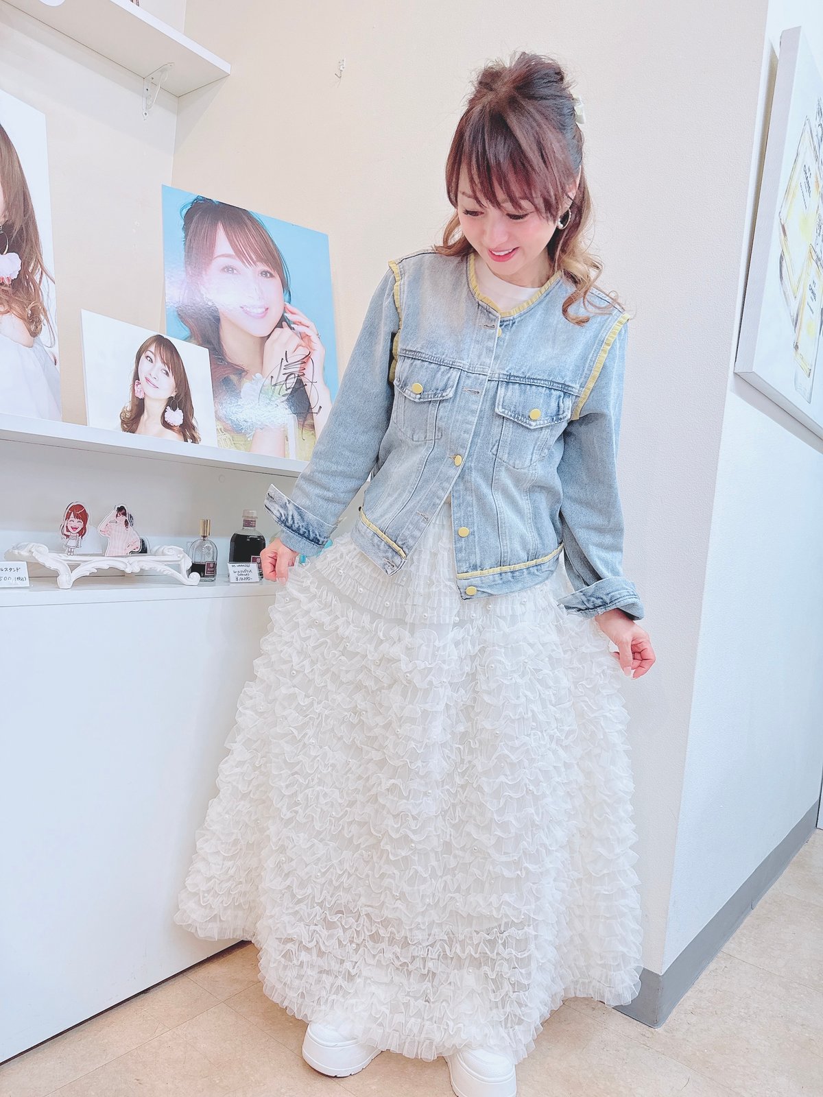 mina_tama　チュールスカート ポイントパールチュールスカート | Minayo Select