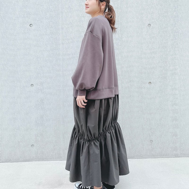 【未使用】エイミーロウデニム異素材ドッキングワンピース　コート　Ｍ ワンピース デニム ロング[品番：CLVW0008944]｜CLOVERDEPOT