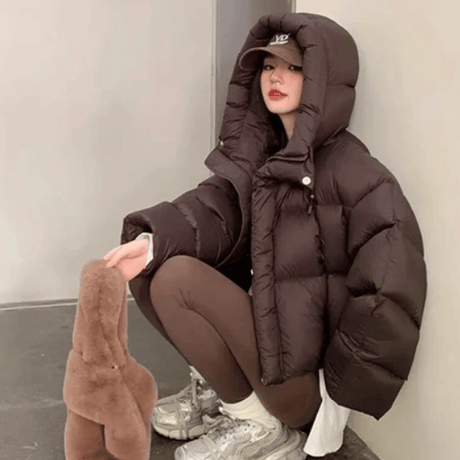 Minayo Select バックフレアダウンジャケット　新品　ブラック CATEGORY アウター | Minayo Select