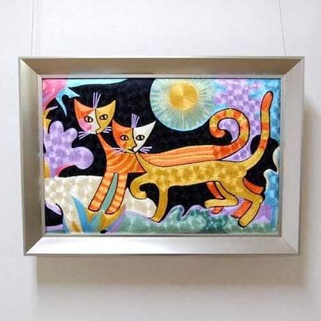 刺繍 絵画 刺繍絵画の世界展」東京＆京都で - 明治・大正期に製作された