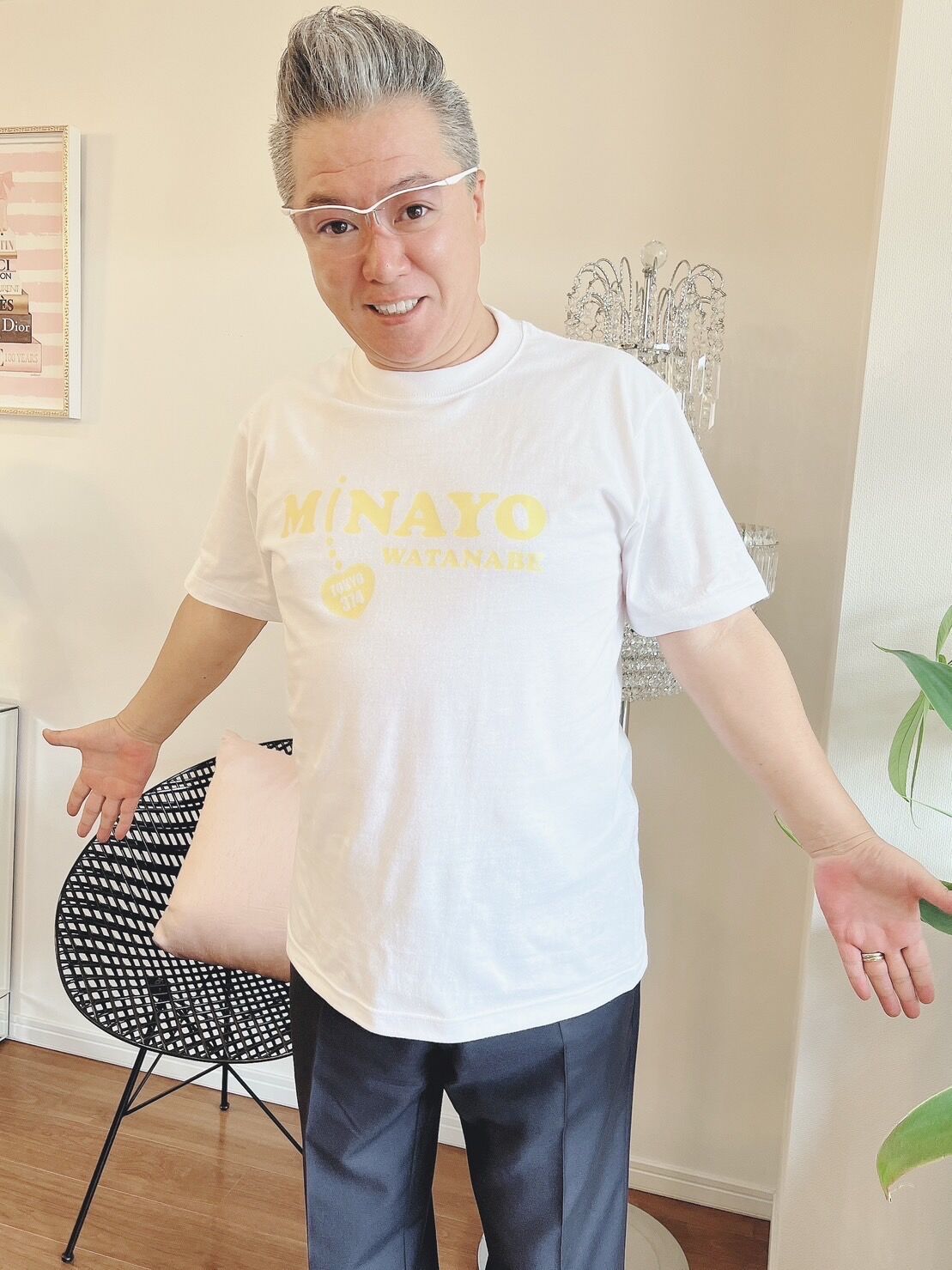 渡辺美奈代 Minayo ライブTシャツ 2023 ホワイト | Minayo Select