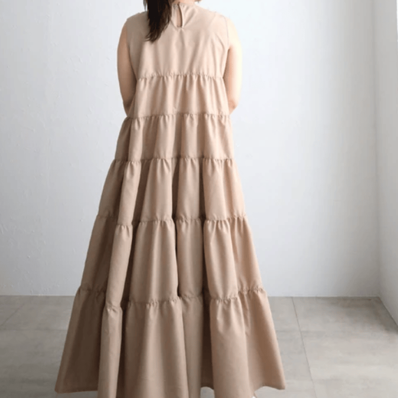 立体フリルティアードロングワンピース | Minayo Select 立体フリルティアードロングワンピース | Minayo Select