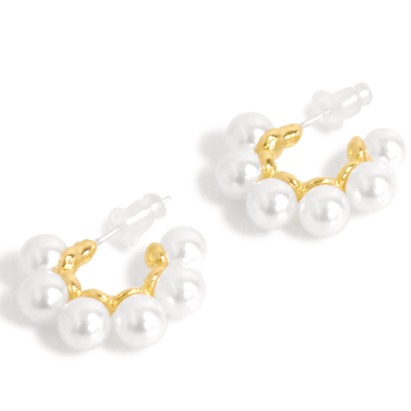 chaso chimi 二連しずく型パールコラージュピアス 橋下美好ちゃんx