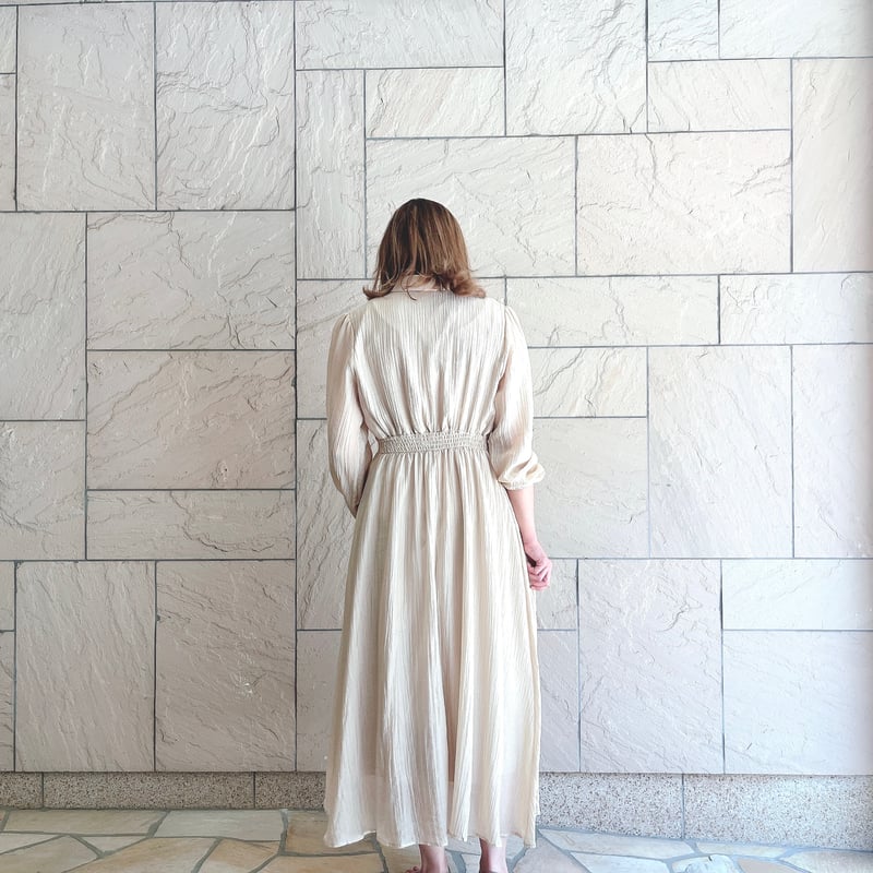 テーラードくるみボタンワンピース | Minayo Select