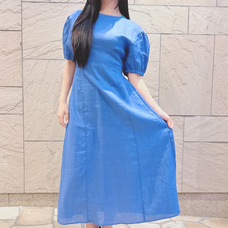 ウエストリボンリネンワンピース | Minayo Select