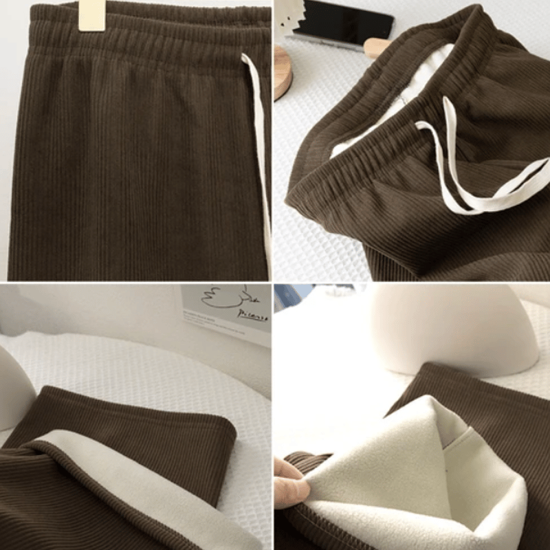 裏起毛ハイウエストコーデュロイパンツ | Minayo Select