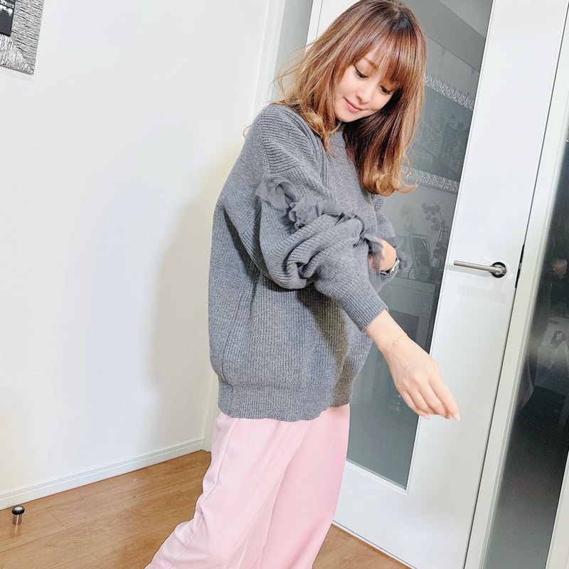 アームチュールハイネックプルオーバー | Minayo Select