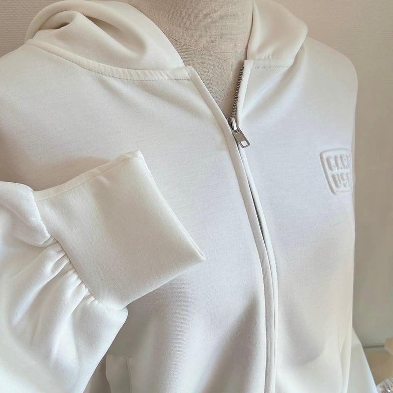 エンボスロゴダブルジップパーカー | Minayo Select