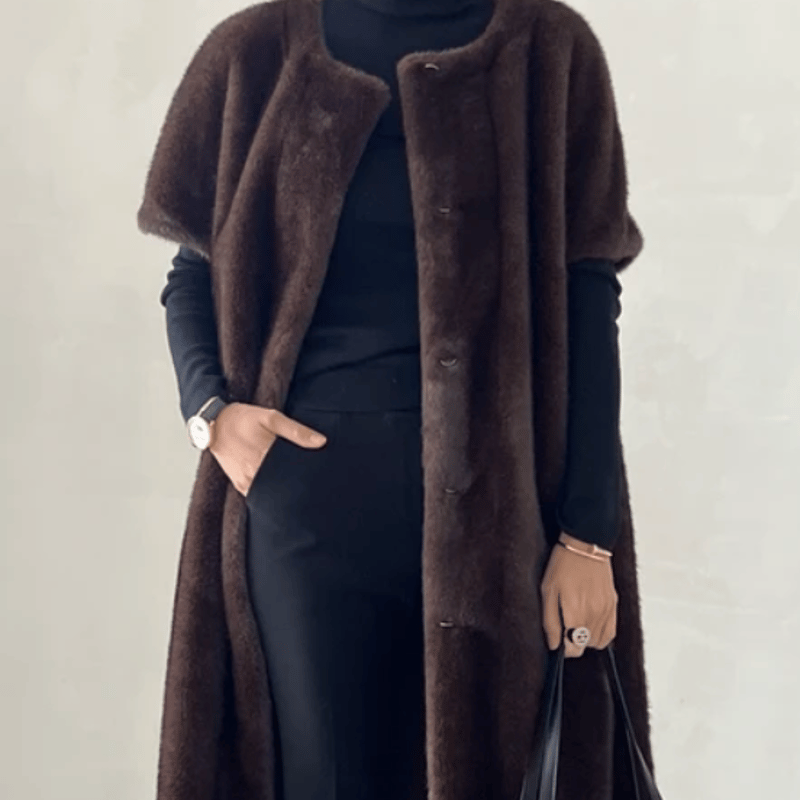 エコミンクファーロングベスト | Minayo Select