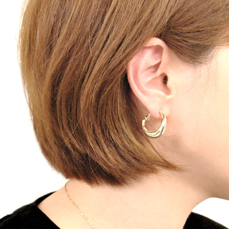 みっちゃんページ＊フープイヤリング MY mama フープイヤリング 卸売り ステンレス製 カン付 13mm 20