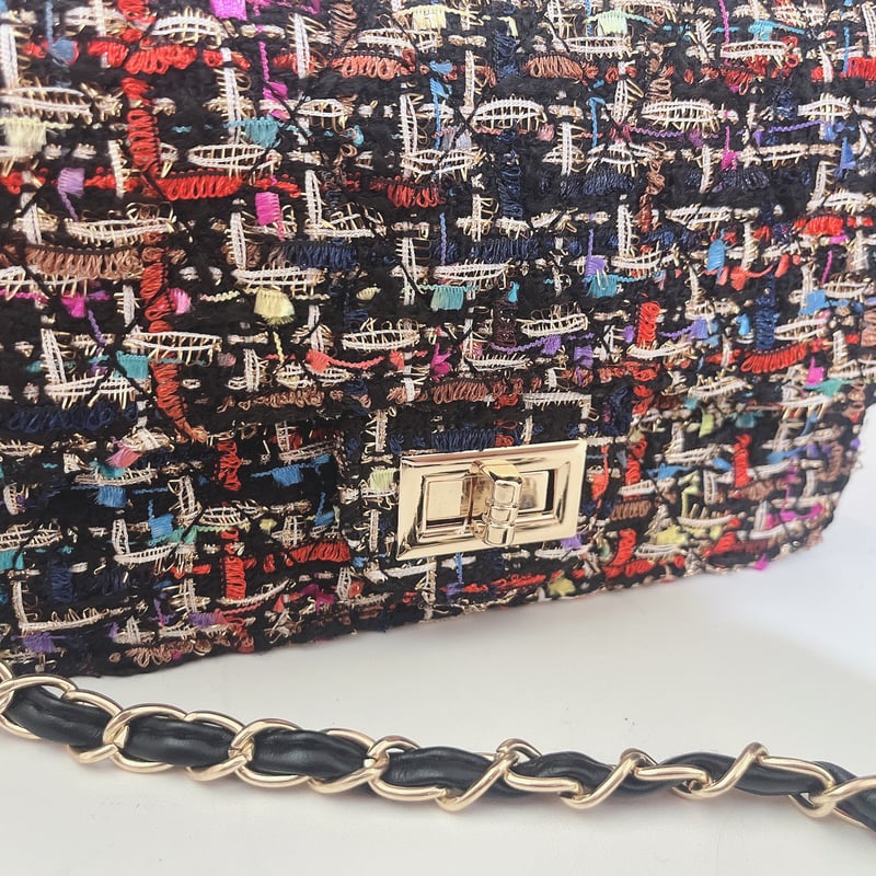 再入荷】ツイードチェーンショルダーバッグ | Minayo Select 再入荷】ツイードチェーンショルダーバッグ | Minayo Select