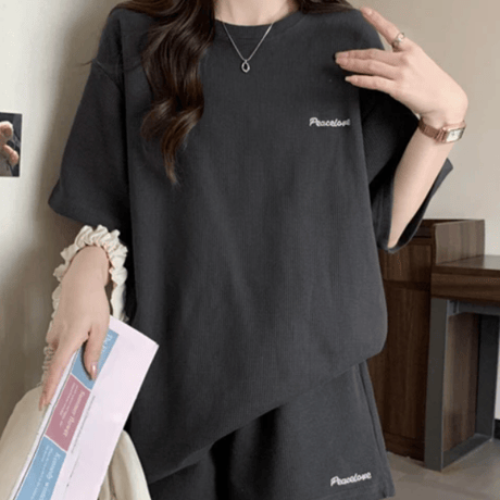 半袖Tシャツショートパンツセットアップ