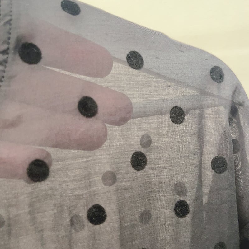 フロッキードットシアーカーディガン | Minayo Select