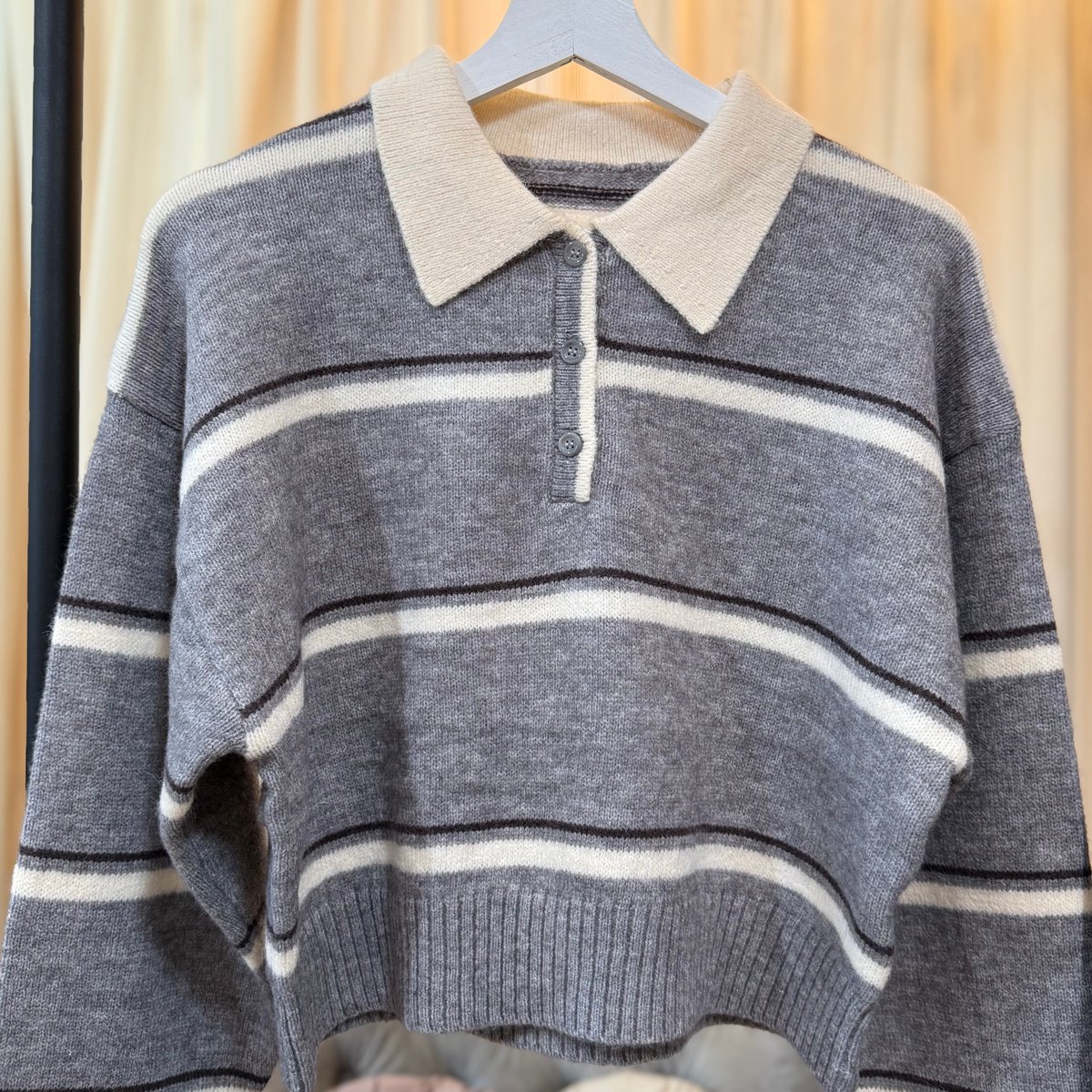 マルチボーダーポロニット | Minayo Select