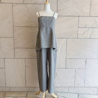 セットアップ風キャミソールオールインワン