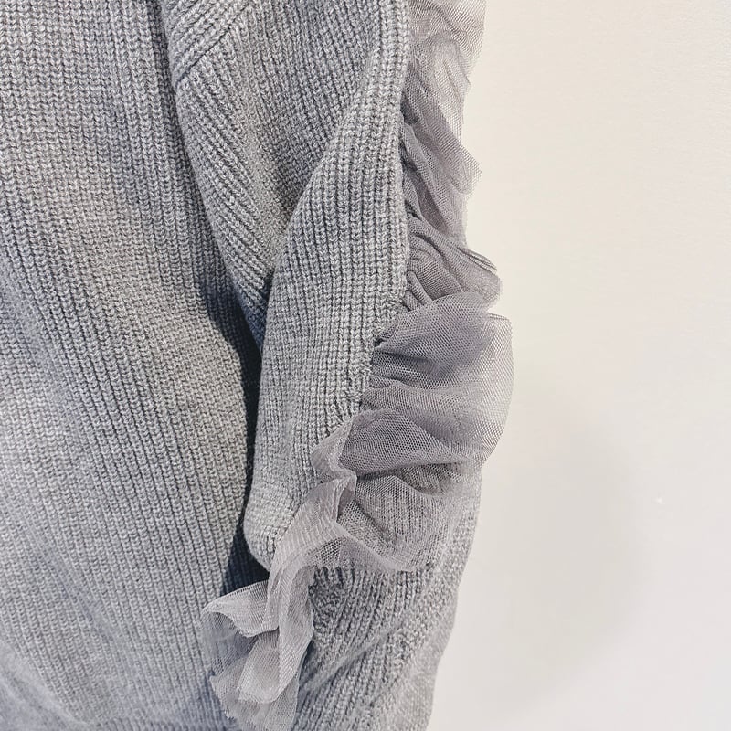 アームチュールハイネックプルオーバー | Minayo Select