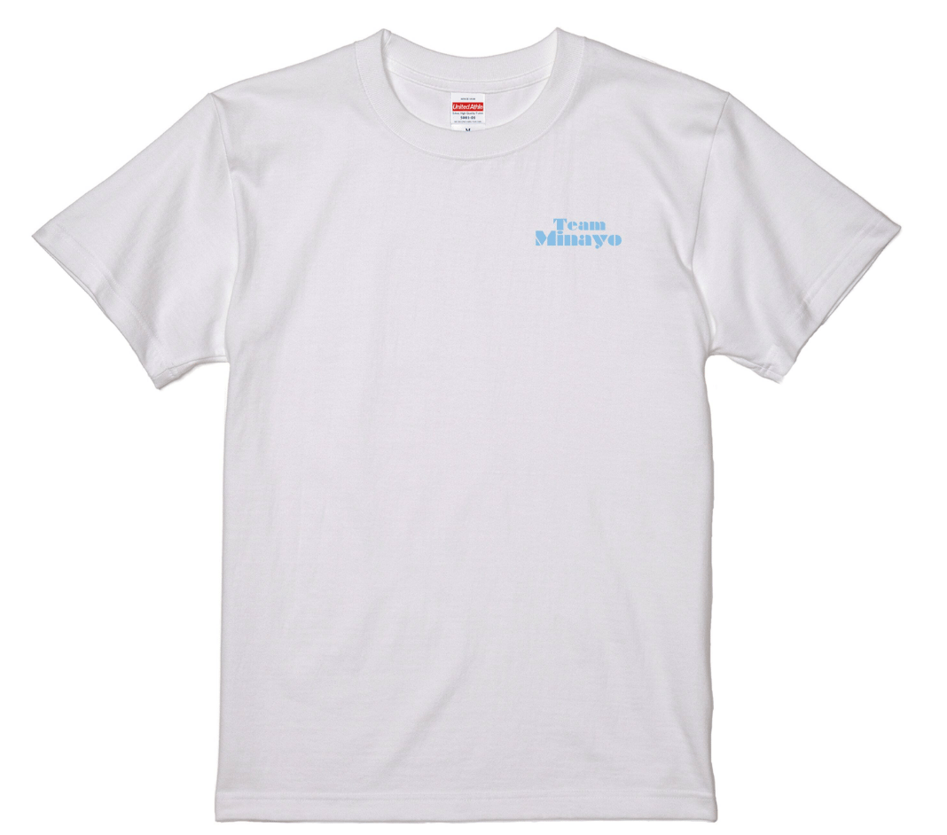 渡辺美奈代ライブTシャツ2025 ホワイト×ブルー | Minayo Select