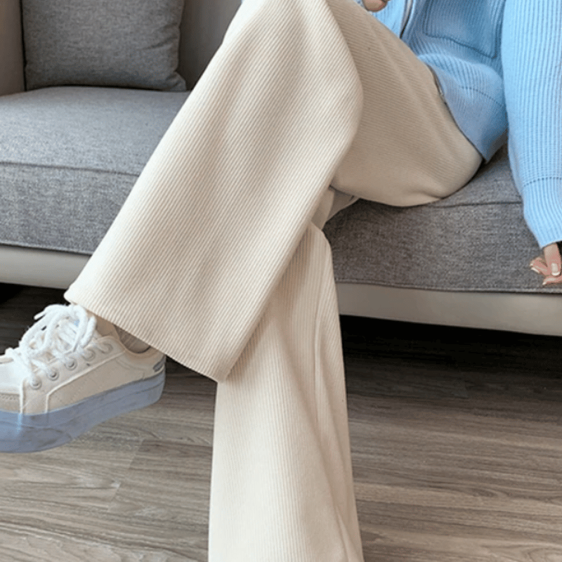 裏起毛ハイウエストコーデュロイパンツ | Minayo Select