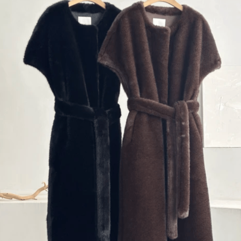 エコミンクファーロングベスト | Minayo Select