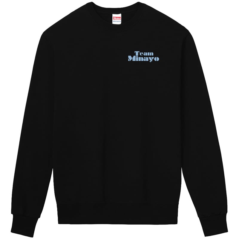 渡辺美奈代オリジナルB'スウェットトレーナー ブラック×ブルー