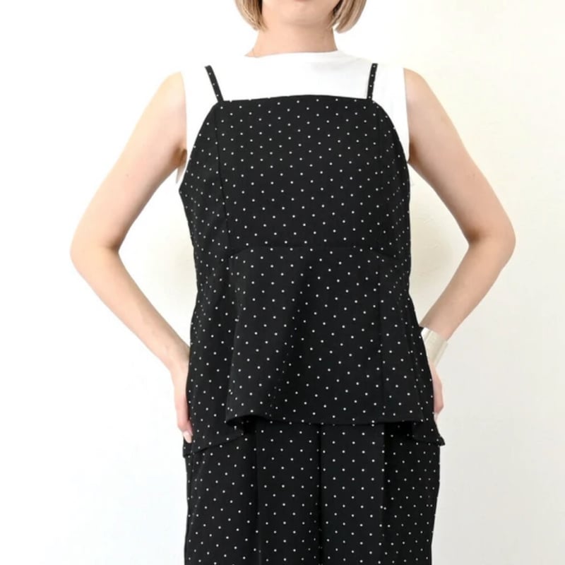 ジョーゼット ドットプリントビスチェ | Minayo Select