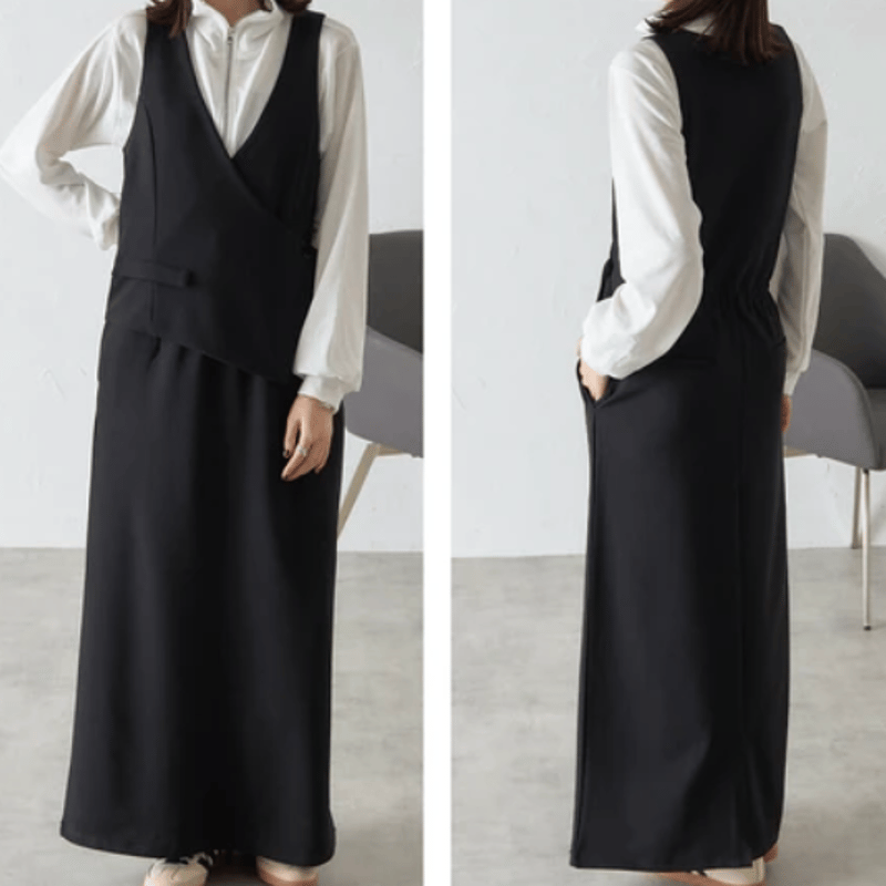 ジレライクジャンパースカート | Minayo Select