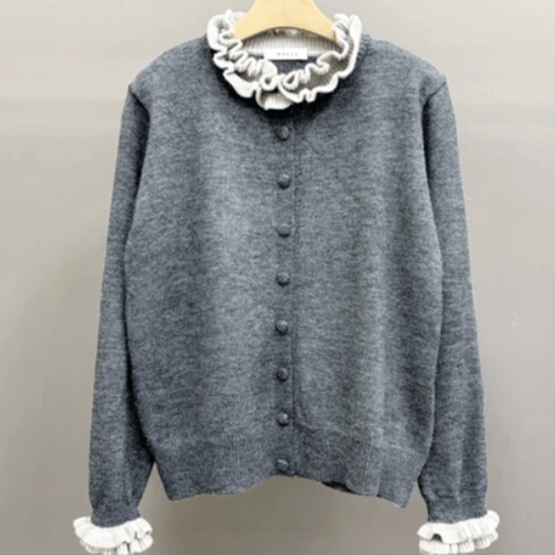 ♡ラッフル襟万能カーディガン THE CRAFT CREW PRODUCTS カーディガン メンズ レディース : ZOZOTOWN