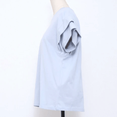 レイヤードデザイン袖Tシャツ