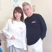 渡辺美奈代オリジナルB'ロングTシャツ ホワイト×ピンク