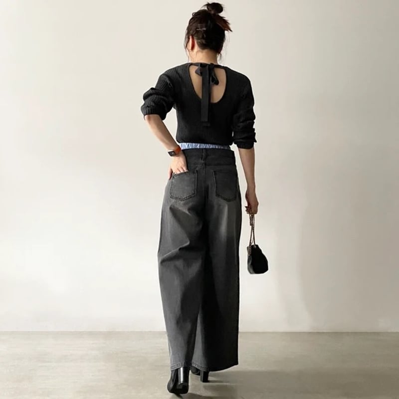 ダブルウエストデニム | Minayo Select