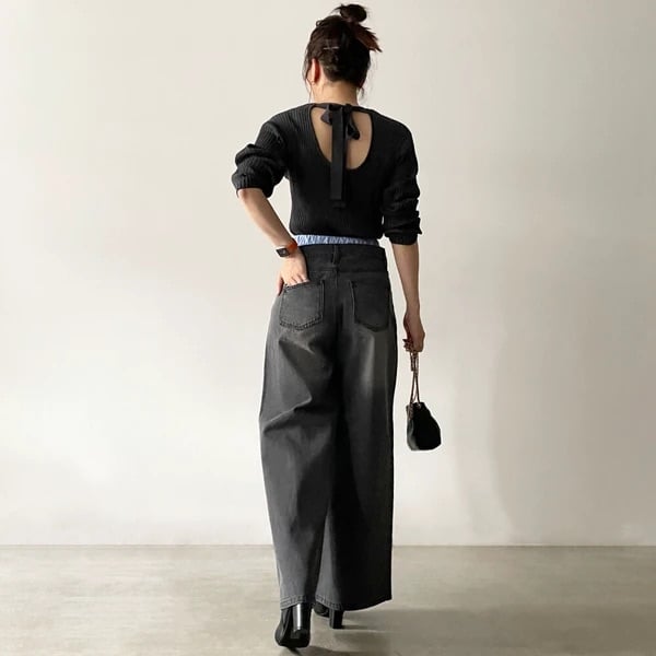 ダブルウエストデニム | Minayo Select