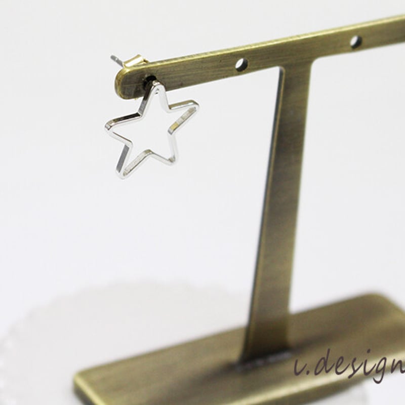 オープンスタースタッドピアス | Minayo Select