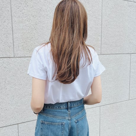 ハートロゴラメ刺繍コンパクトTシャツ