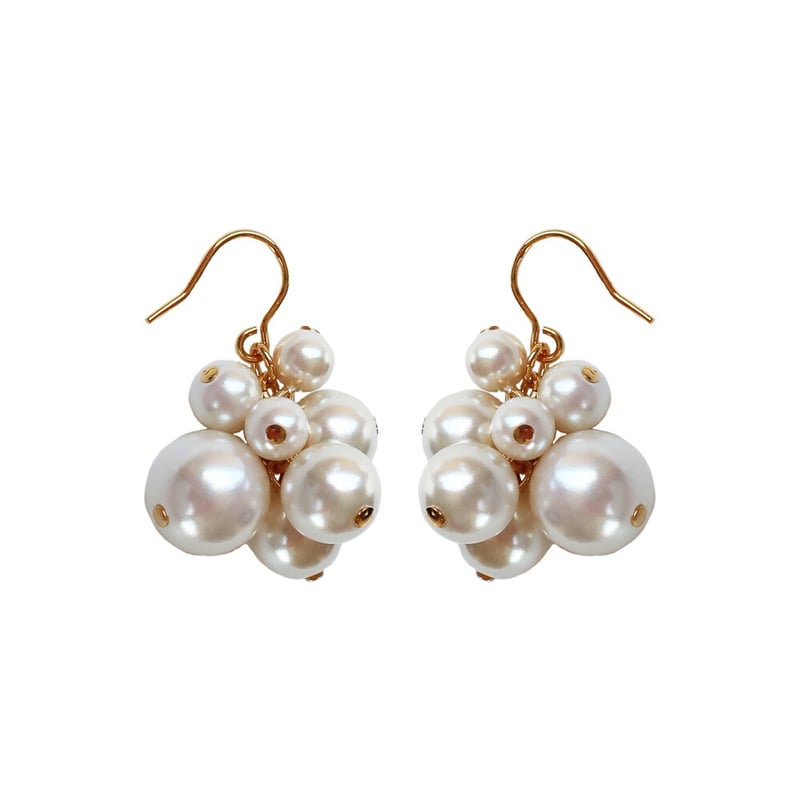 バブルデザインパールピアス（両耳用2個セット） | Minayo Select