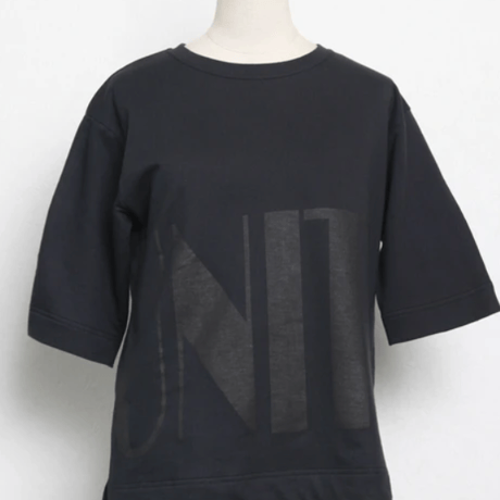 bigロゴ6分袖Tシャツ