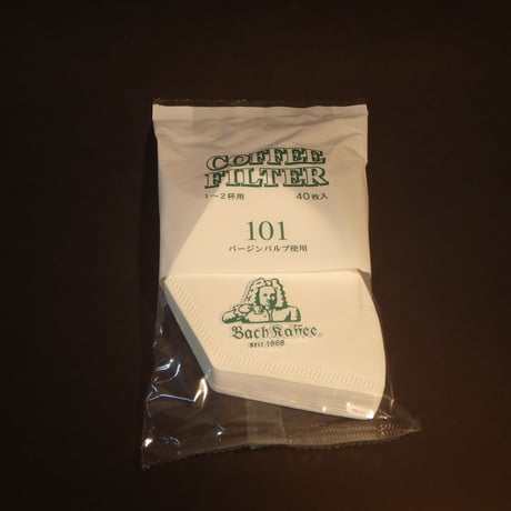【JPクリックポスト送料込】バッハオリジナル　フィルターペーパー101（40枚入り）5個セット