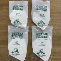 【JPクリックポスト送料込】バッハオリジナル　フィルターペーパー102（40枚入り）4個セット