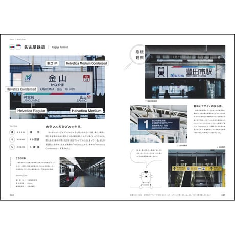 ［本］日本のもじ鉄 鉄道サインと書体の図鑑