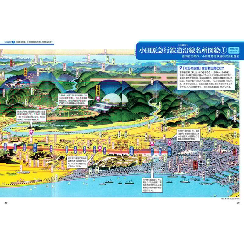 1990年代後半　小田急線 路線図 大判 1990年代後半 小田急線 路線図 大判 路線図の変遷 小田急電鉄