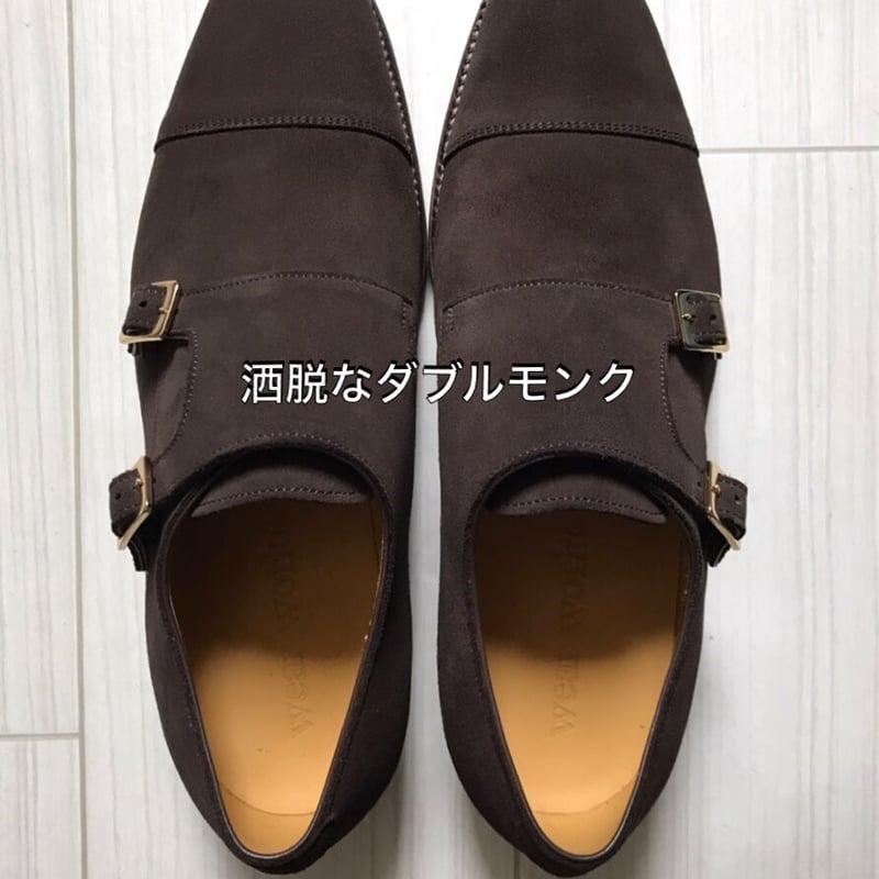 wear worksオリジナルダブルモンク「ブラウンスエード」 | wear works wear worksオリジナルダブルモンク「ブラウンスエード」 | wear works