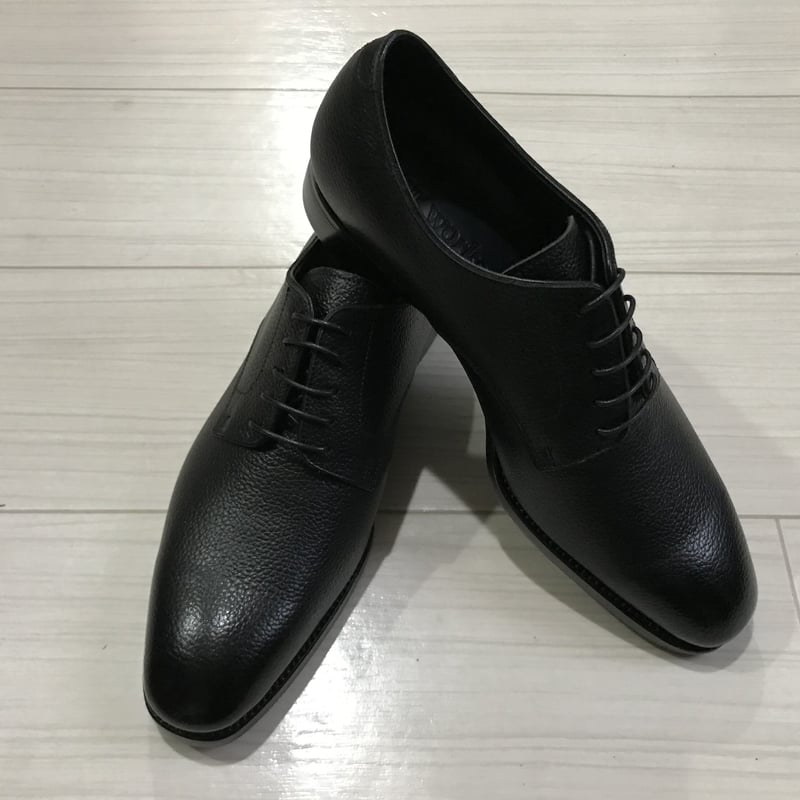 wear worksオリジナルプレーントゥ「ブラックグレインレザー」 | wear