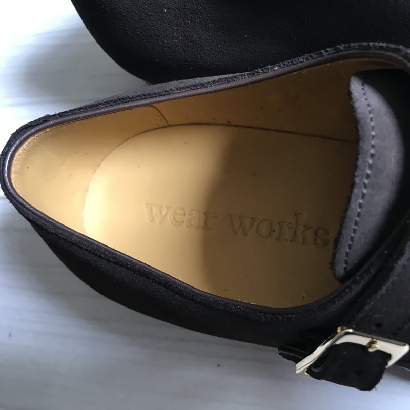 wear worksオリジナルダブルモンク「ブラウンスエード」 | wear wear worksオリジナルダブルモンク「ブラウンスエード」 | wear