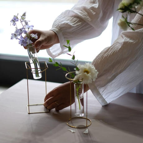 PIKE（ピケ）"stand brass vase / スタンドブラスベース"